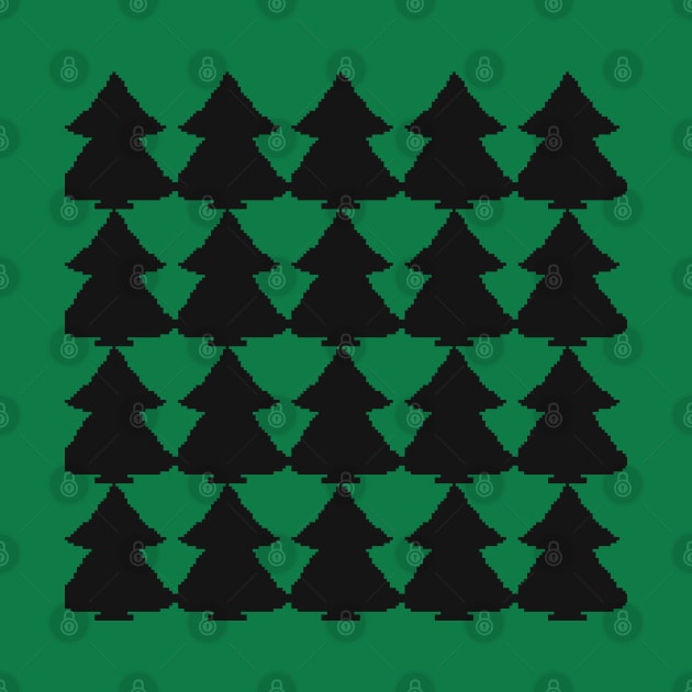 Christmas tree pattern lovers by Xatutik-Art