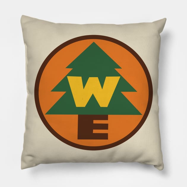 The Wilderness Must Be Explored Pillow by rebeccaariel