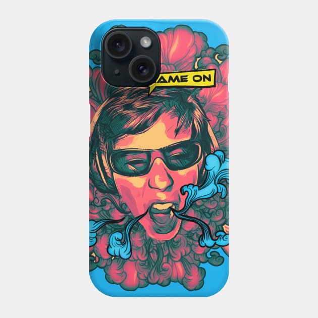 Game On Phone Case by fakeface