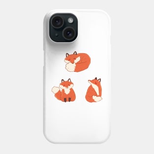 foxes illustration pack Phone Case