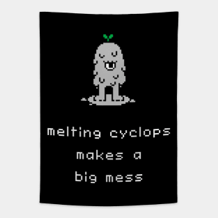 Unlikely Monsters - Melting Cyclops Tapestry