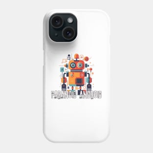 Paranoid Android Robot 90s band Phone Case