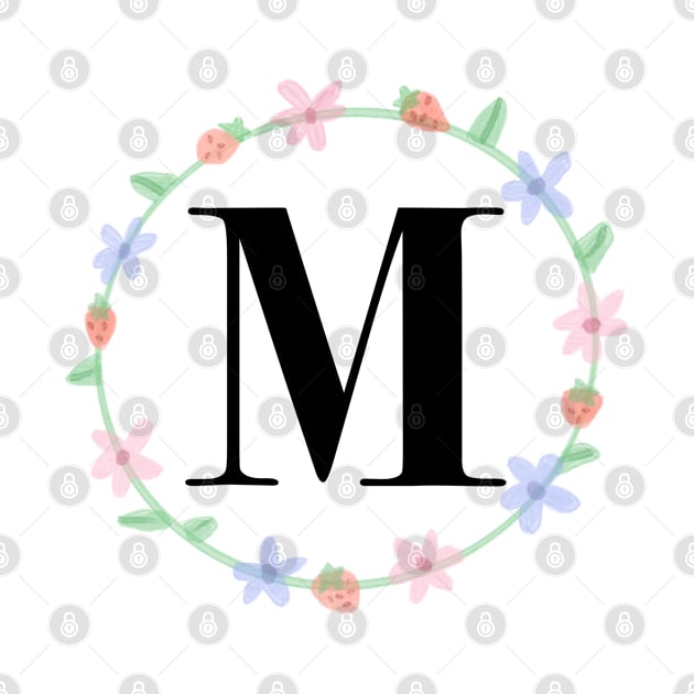 “M” initial by artoftilly