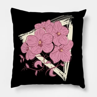 Pink Flower Pillow