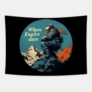 Where eagles Dare Iron Maiden monkey Tapestry