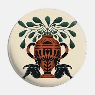 Mythical Ladies and the Urn Pin