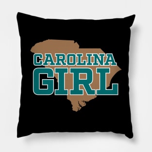 South Carolina Girl - Teal Bronze SC Pillow