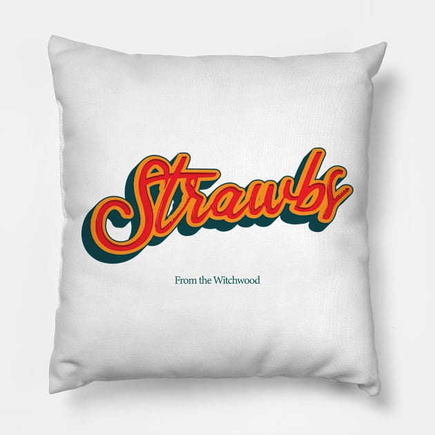 Strawbs Pillow by PowelCastStudio