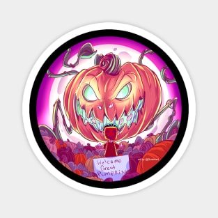 Welcome Great Pumpkin Magnet