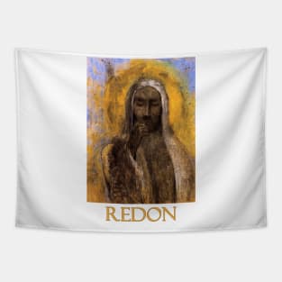 Christ in Silence by Odilon Redon Tapestry