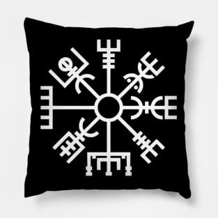 Vegvisir Norse Viking Compass Pagan Wayfinder Symbol Pillow