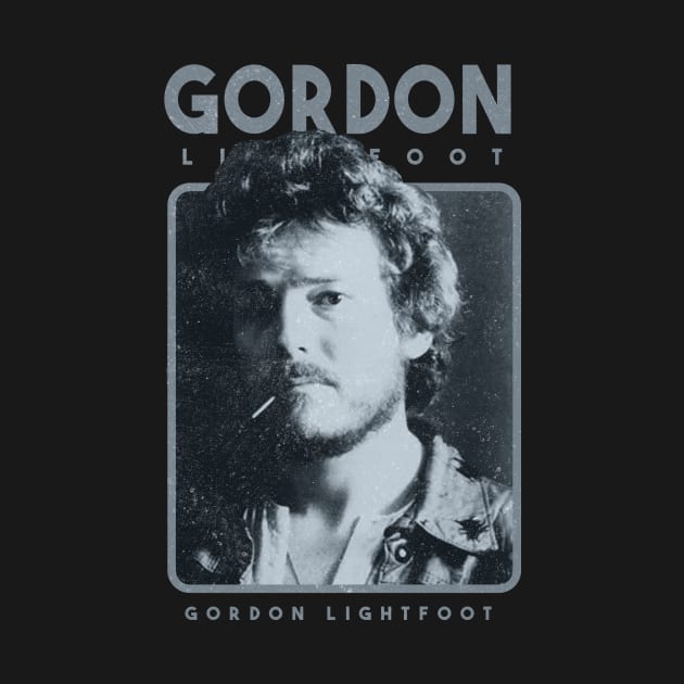 Gordon Lightfoot singer retro by Bones Be Homes