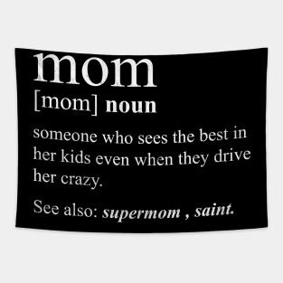 Mom Saint Noun Description Tapestry