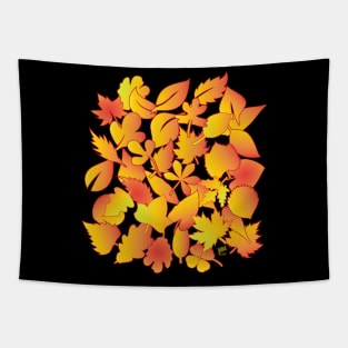 Leaves-yellow Tapestry