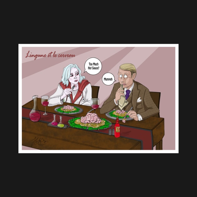 Cross over iZombie and Hannibal by jennygormanart