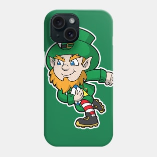 Irish Rugby Team Leprechaun St Patricks Day Phone Case