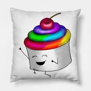 Excited Lil Cupcake Pillow