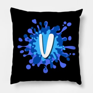 Letter V Pillow