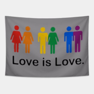 Love is Love. LGBTQ PRIDE Tapestry