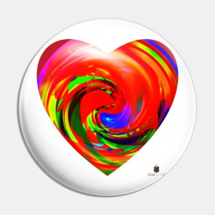 Corazón Psychedelic Pin