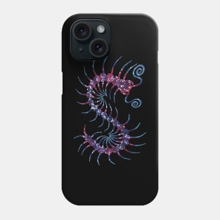 Bright Galaxy Centipede Phone Case