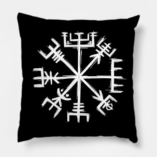 Vegvisir - White Pillow