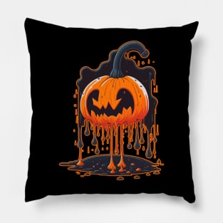 melting pumpkin Pillow