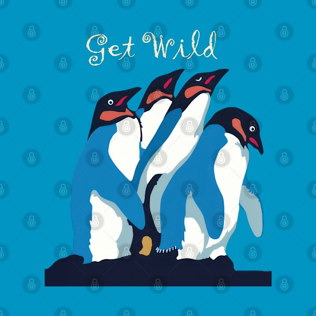 Penguins: Get Wild by TooplesArt