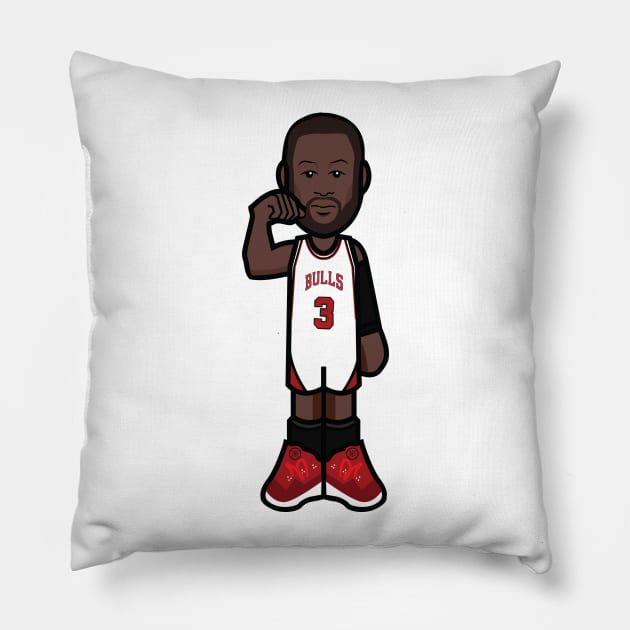 Dwyane Wade Pillow by asGraphics