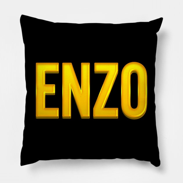 Enzo Name Pillow by xesed