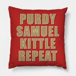 Purdy Samuel Kittle Repeat Pillow