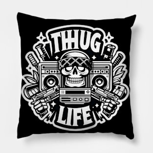 Thug Life Streetwear Inspired Design Pillow