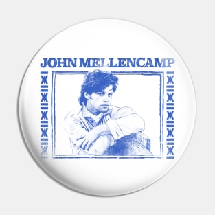 John Mellencamp //// Vintage Style Faded Design Pin