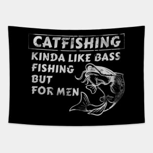 Catfish Fisherman Catfishing Tapestry