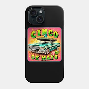 Cinco de Mayo Lowrider Sombrero Top Phone Case