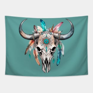 Boho Skull Tapestry