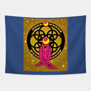 Spiritual Colorful Dream Catcher Feather Tapestry