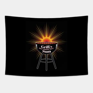 Grill's just want to have Sun - Barbecue Lovers Tapestry