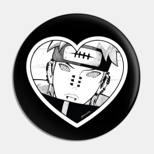 Pain Heart Pin