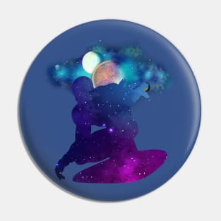 Silver Surfer Galaxy Pin