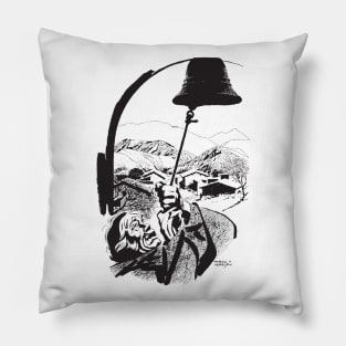 Gaucho Ringing the Bell by PPereyra Pillow