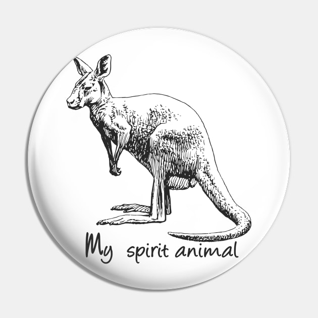 Kangaroo My spirit animal Pin by Manikool