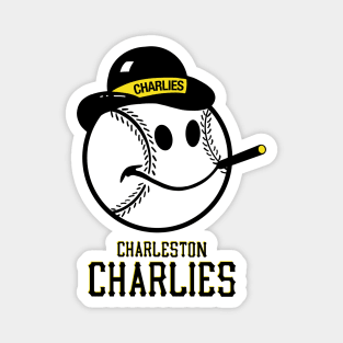 Vintage Charleston Charlies Baseball 1971 Magnet