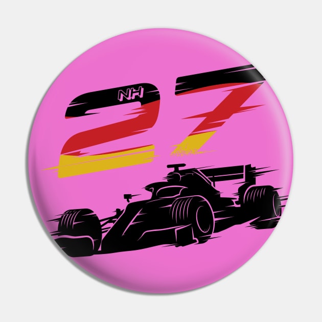 We Race On! 27 [Flag] Pin by DCLawrenceUK