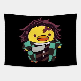 Tanjiro , Duck with knife! Tapestry