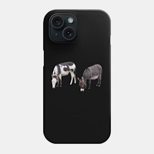 Donkeys daily life Phone Case