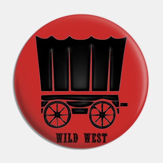 Western Era - Wild West Covered Wagon 1 Pin by The Black Panther