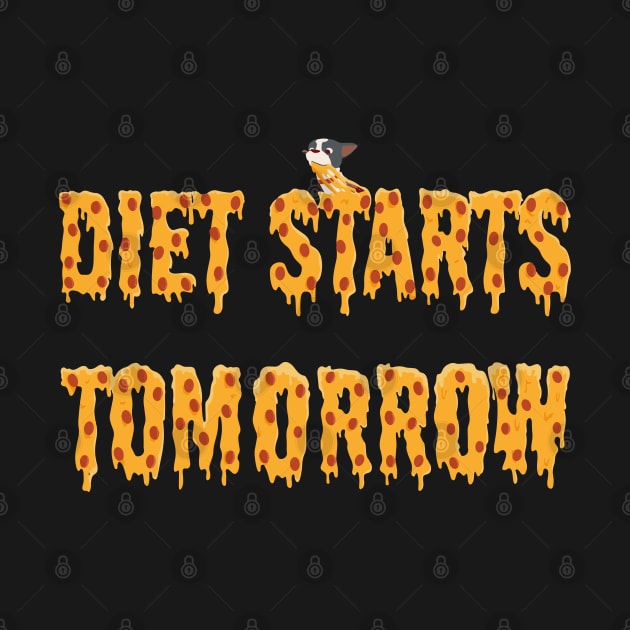 Diet Starts Tomorrow by Badgirlart