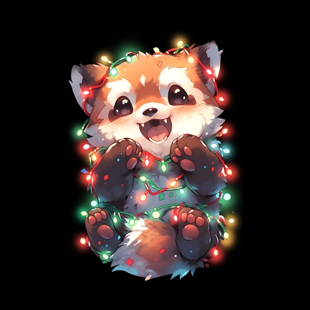 Red Panda Christmas! by The Digital Den