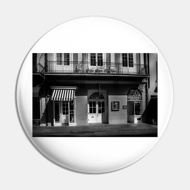 411 Royal Street In Black and White Pin by MountainTravel